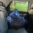 thumbnail image 7 of Renewold Sea Turtle Flower Blue Infant Car Seat Cover Adorable Stretchy Nursing Scarf Car Seat Canopy Shopping Cart Cover High Chair Cover Protect Babies Breastfeeding Mothers, 7 of 7