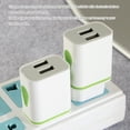 thumbnail image 4 of maskred USB Chargers Ports Universal LED High-performance High-speed Charging Head Life Phone Power Adapter for Home Office green, 4 of 6