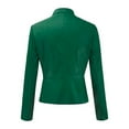 thumbnail image 4 of LYXSSBYX Womens Long Sleeve Dress Hot Sale Clearance Women Ladies Lapel Motor Jacket Coat Zip Biker Short Punk Cropped Tops, 4 of 6