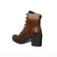 thumbnail image 4 of Botín Gosh Mujer Moda Casual Urbano Agujetas Tipo Piel Café cafe 26 Gosh 052D1N, 4 of 5