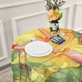 thumbnail image 6 of Qxltty Watercolor Flamingo Round Tablecloth 60 Inch Dia Washable Table Cover with Dust-Proof Wrinkle Resistant for Restaurant Picnic Indoor and Outdoor Dining, 6 of 8