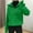 Green, variant on VISALY Half Zip Pullover Tunic Sweatshirt Turtleneck Sweater Oversize Zipper Knitted Pullover Long Sleeve Solid Color Loose Autumn Winter Sweaters Office Sweater Soft Pullover Basic Tops A One Size