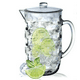 thumbnail image 2 of Jarra de agua de acrílico BAUM BROTHERS 2 litros transparente con tapa CS-011 ONDAS, 2 of 4