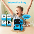 thumbnail image 6 of Contixo Interactive Smart Robot Multicolor Bundle, Learning Kids Toy, Ages 3-8, Voice Activated, Touch Sensitive, Play, Talk, Dance, & Sing, Blue, Green, Pink, 6 of 11