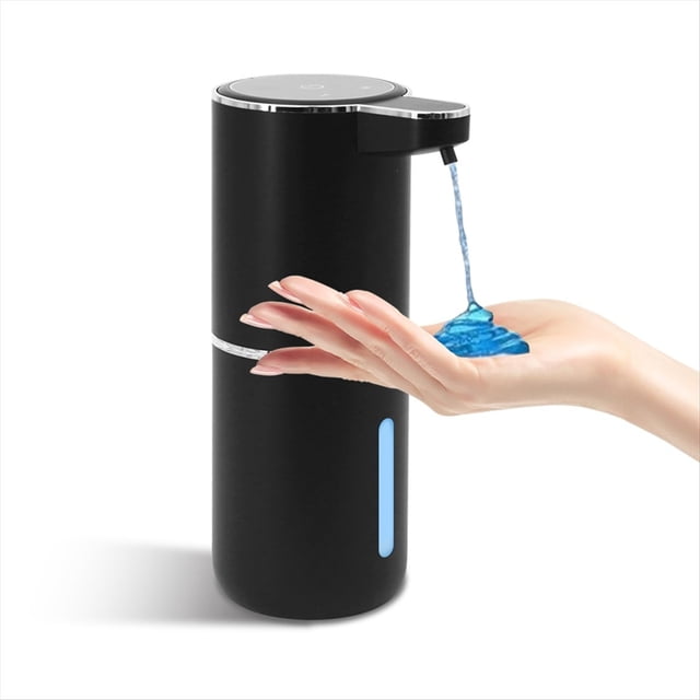 Dispensador de Jabón Líquido, Dispensador de Jabón Automático, Dispensador de Jabón Automático de 400 Ml Sin Contacto, para Baño, Cocina, Hotel