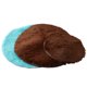 thumbnail image 3 of 40/60/80cm Round Rug Anti-Slip Sofa Blanket Cushion Large Shaggy Rug Super Soft Mat Living Room Bedroom Decorative Carpet Mat, 3 of 11