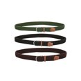 thumbnail image 2 of Allegra K Unisex Canvas Elastic Fabric Woven Stretch Braided Belts, 2 of 7