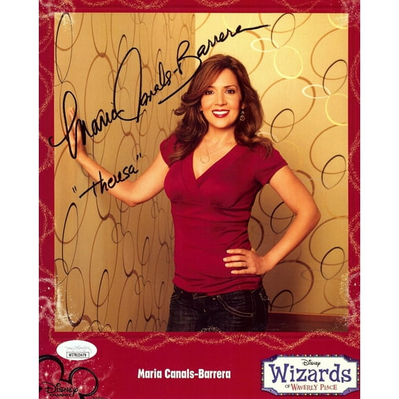 Maria Canals-Barrera Signed Autographed 8X10 Photo Waverly Place JSA Witnessed