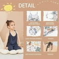 thumbnail image 2 of Real Fancy Toddler Baby Girls Jumpsuit One Piece Romper Sleeveless Strap Pockets Summer Outfits Clothes Size 2-8Y, 2 of 6