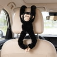 thumbnail image 5 of Long Arm Plush Monkey, 19.7 Inch Hanging Monkey with Connectable Limbs, Ultra Soft and Huggable Stuffed Animal for Kids, Cute Home and Nursery Décor, Best Birthday Gift Idea (Black), 5 of 8