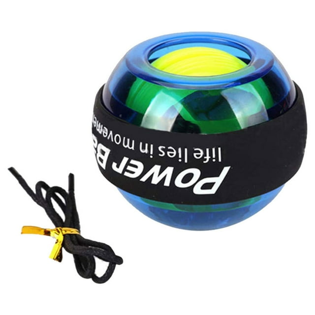 Pelota de entrenamiento de muñeca, pelota de entrenamiento de muñeca con luz LED, pelota de fuerza Gyro Ball, elaborada por expertos