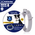 thumbnail image 1 of Collar Antipulgas y Garrapatas para Perros, Tratamiento Natural y Hasta 8 Meses de Prevención de Pulgas y Garrapatas para Perros, Tamaño Ajustable desde 62cm, Resistente al Agua, 1 of 4