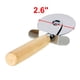 thumbnail image 2 of Cortador de pizza Unique Bargains de acero inoxidable con Mango de Madera, 2 of 6