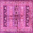 thumbnail image 1 of Ahgly Company Indoor Square Persian Pink Traditional Area Rugs, 6' Square, 1 of 4