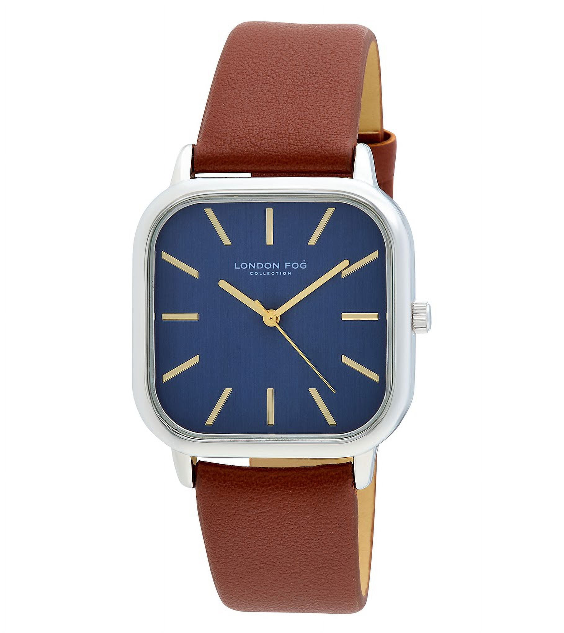 London Fog Black Nevil Strap 40mm Watch - Walmart.com