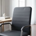 thumbnail image 2 of Silla De Oficina Secretarial Ergonómica Negra Cardio Beat Negro Cuero Sintético CB Design, 2 of 5