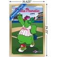 thumbnail image 3 of MLB Philadelphia Phillies - Phillie Phanatic Wall Poster, 14.725" x 22.375", Framed, 3 of 5