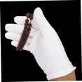thumbnail image 5 of 32 Pairs White Cotton Gloves Men's Work Gloves Cotton Work Gloves Black Work Gloves Polishing Gloves, 5 of 5
