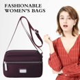 thumbnail image 4 of Bolso Bandolera Bolso del teléfono celular de las mujeres Multi-bolsillos Bolso de compras de nylon Bolso impermeable Satchel, 4 of 5