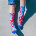 thumbnail image 5 of MEREG4 American Flag Red, White, and Blue Stars Patriotic Old Glory Crew Socks for Men and Women, 5 of 6
