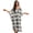 Aztec Tribe Geometric, variant on Aztec Tribe Geometric Print Kaftan Dresses for Women Plus Size V Neck Caftans Long Batwing Sleeve Beach Cover Ups Summer Beach Dress