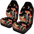thumbnail image 5 of Pzuqiu Butterfly Mushroom Design Car Seat Covers Full Set Breathable, Comfortable Driving, Suitable for Car Seats, Fit for Cars, 5 of 10