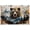 Unframe-style, variant on Grizzly Bear Canvas Wall Art Mountain Forest Wildlife Decor Rustic Nature Abstract Animal Print for Living Room Bedroom Home Office Cabin Decorations