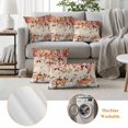 thumbnail image 5 of Outdoor Pillow Covers 20x12 Set of 2, Fall White Pumpkin Waterproof Patio Throw Pillow Covers for Couch Sofa Chair, Thanksgiving Orange Floral Leaves Decorative Pillowcases for Throw Pillows, 5 of 9