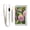 Cherry Blossoms on Branches, variant on JIALIOU Nylon Trifold Card Wallet with ID Window Zipper Pocket for Men Women Teen Cherry Blossoms on Branches