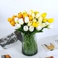 thumbnail image 2 of Flor artificial de tulipán para decoración del hogar, textura de PU, simulación de foto de flor, flor artificial, flor de boda, 2 of 5