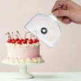 thumbnail image 3 of Viveous 1 Pc Glass Cake Bread Display Cover Dessert Cloche Practical Dish Cover, 3 of 10