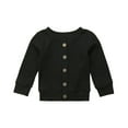thumbnail image 1 of Boys Girls Button-down Cardigan  Solid Color Sweater  Casual Outerwear, 1 of 9