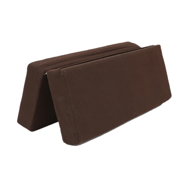 Cojín de plegable con funda extraíble, cómodo accesorio de para el suelo para mantener el equilibrio Marrón