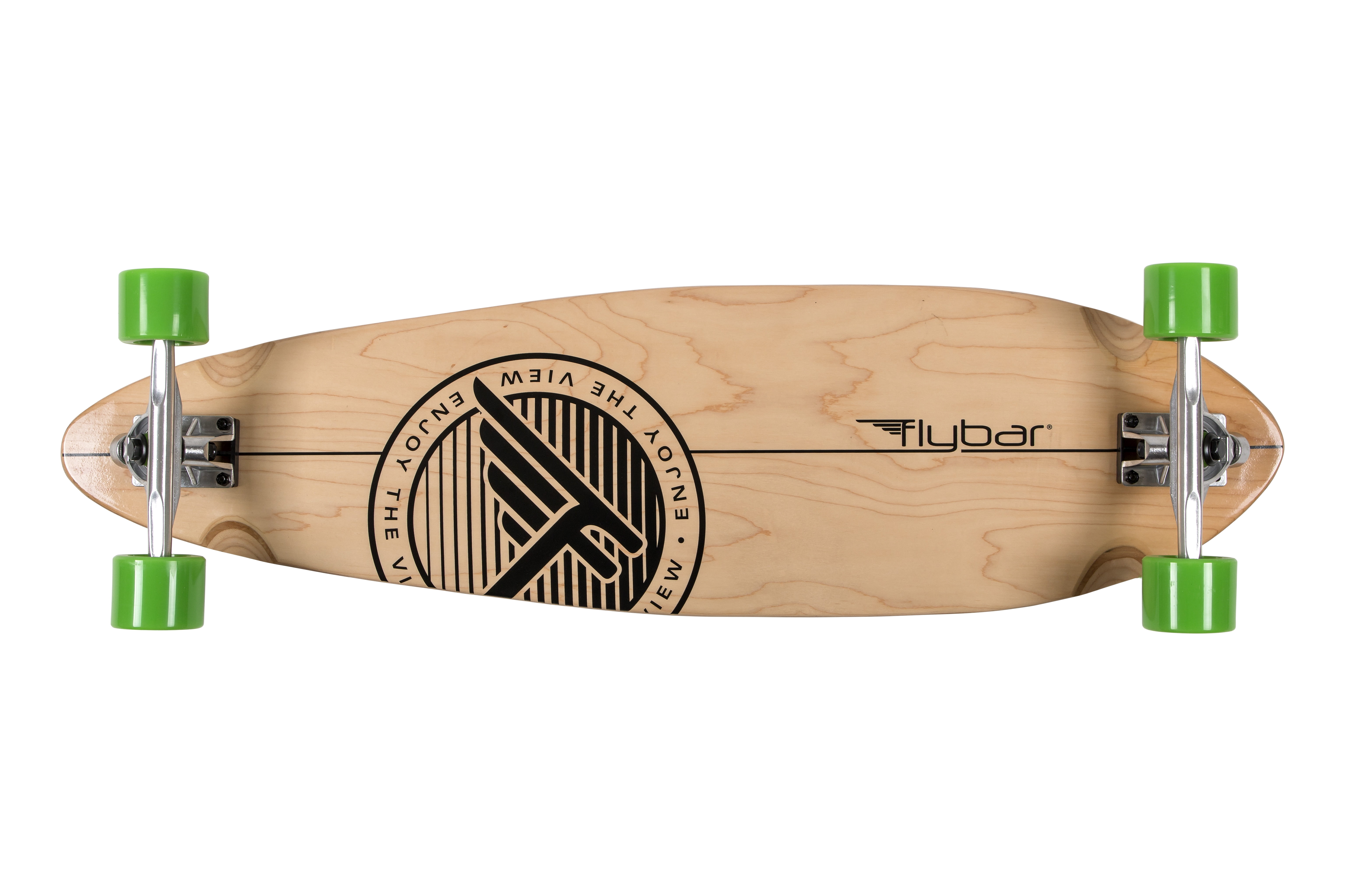 Flybar Skate Pintail Cruiser Longboard Skateboards 36” x 9.6 Strong