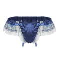 thumbnail image 1 of Birdeem Culottes Aguichant en Dentelle pour Hommes, String Bas à Fesses Ouvertes, 1 of 5