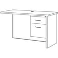 thumbnail image 2 of Lorell, LLR79154, Mahogany Laminate/Charcoal Modular Desk Series, 1 Each, 2 of 3