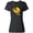 AB-Black, variant on Roaring Tyrannosaurus Rex Witch on Halloween Women's T-Shirt