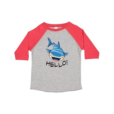 

Inktastic Cute Whale Shark Says Hello Gift Toddler Boy or Toddler Girl T-Shirt