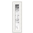 thumbnail image 2 of ArtToFrames 4" x 24" Majestic White Picture Frame, 4x24 inch Silver Wood Poster Frame (WOM-5198),  Pack, 2 of 7