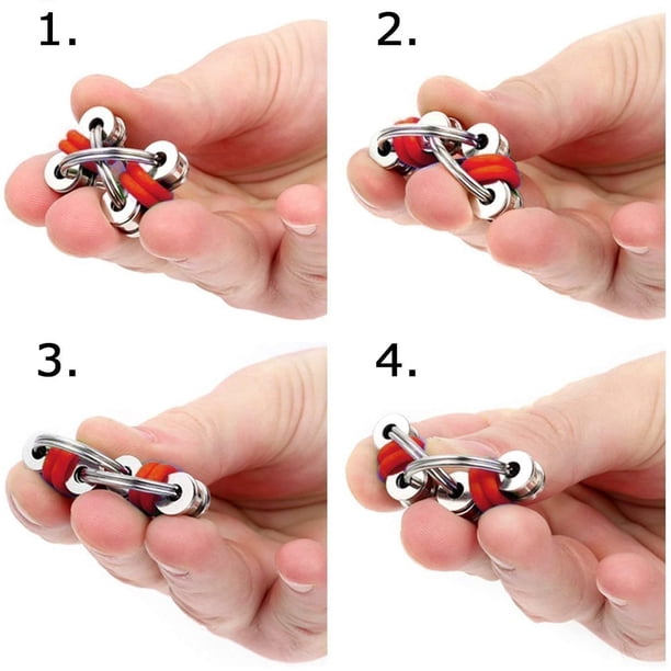 Toupie Fidget Copper Gear - Pour Stress, Anxiété, TDAH - Mécanisme En Engrenage - Neuf