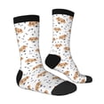 thumbnail image 4 of Yiaed Labrador Retriever Dog Print Great elasticity Crew Socks Sports socks for Men and Women, 4 of 5