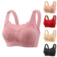 thumbnail image 1 of Sentmoon Soutiens-Gorge Sans Fil pour Femmes Grande Taille Couverture Complète Soutiens-Gorge Confortables pour Femmes Lift Bretelles Réglables Style Fin Respirant Sans Couture Mode pour Travail Noir TG, 1 of 3