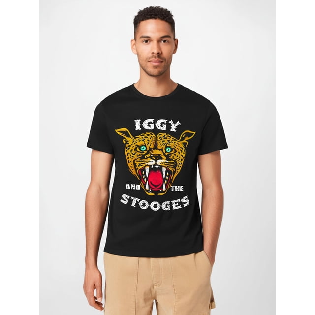 Camisetas divertidas para hombre 2025 Sarctic Family New Graphic playera para hombreIggy And The Stooges Cheetah T-shirt, limited edition vintage style design, fun men's short sleeve printed T-shirt