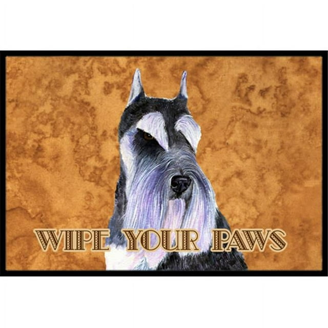Carolines Treasures SS4900JMAT 24 X 36 Po. Tapis Intérieur Ou Extérieur Schnauzer Essuie-Toi