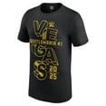 thumbnail image 2 of Men's Black WrestleMania 41 Stacked 3D Vegas T-Shirt, 2 of 3