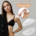 thumbnail image 4 of Tutuviw Reusable Shoulder Pads for Daily Use, 4 Pairs Invisible Anti-Slip Shoulder Pad Thin Adhesive Silicone Push-Up Pads Shoulder Enhancer(Transparent), 4 of 8