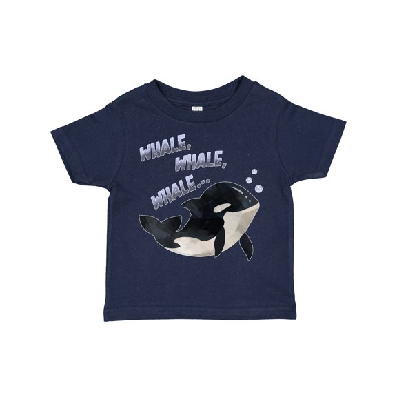 Inktastic Whale, Whale, Whale Cute Orca Pun Boys or Girls Toddler T-Shirt