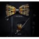 thumbnail image 1 of Gusleson Exquisite Hand Made Feather Bow Tie Brooch Pin Set With Gift, 1 of 5