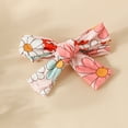 thumbnail image 5 of Bellafa Baby Girls' Flared Long Sleeve Flower Jumpsuit Newborn Girls Ruffle Bodysuit+ Floral Hat +Headband 3 piece Romper Set For 0-18M Clothes, 5 of 9