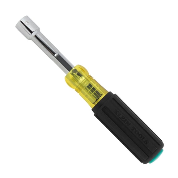 Klein Tools 13Mm Magnetic Metric Color Coded Nut Driver With Heavy Duty Hollow Shaft